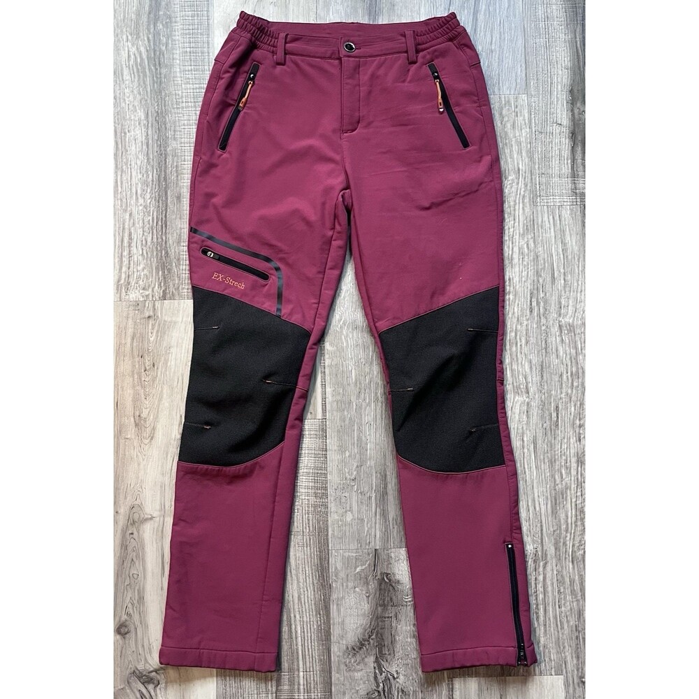 Postropaky EX-Stretch Ski Pants Womens 6 REG Softshell Fleece Lined Waterproof